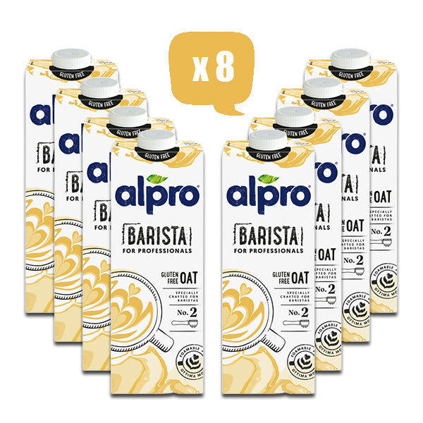 ALPRO Oat Barista For Professionals, 1Ltr, Pack of 8, Vegan, Gluten free Online Hot Sale