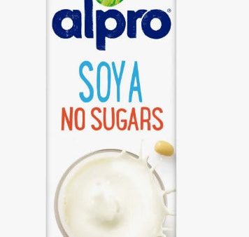 ALPRO Soya Drink, No Sugars, 1L - Vegan, Gluten Free, Lactose Free Sale