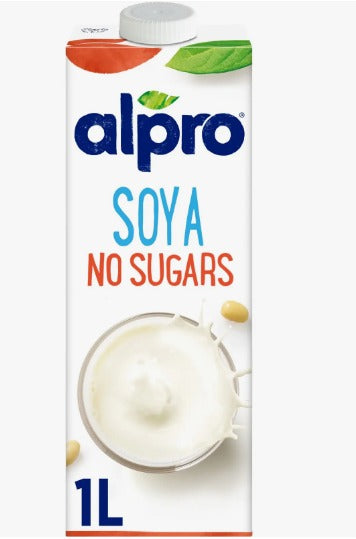 ALPRO Soya Drink, No Sugars, 1L - Vegan, Gluten Free, Lactose Free Sale