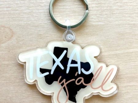 Texas Y all  Keychain Hot on Sale