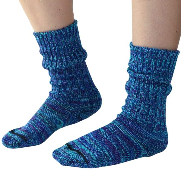 Mongrel Socks Pure Merino Wool Socks - Blue Green Discount