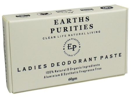 Earths Purities Ladies Natural Deodorant Paste For Cheap