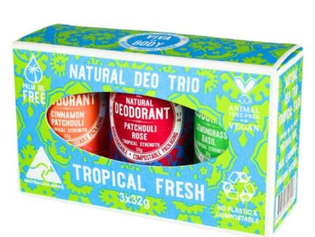 Viva La Body Trio Tropical Fresh Deodorant 3 x 32g on Sale