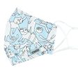 Reusable Cloth Face Mask - Kitty Kat Blue Supply