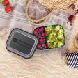 Bentgo Microwavable Stainless Steel Leak-proof Lunch Box 1200ml Black Online Hot Sale