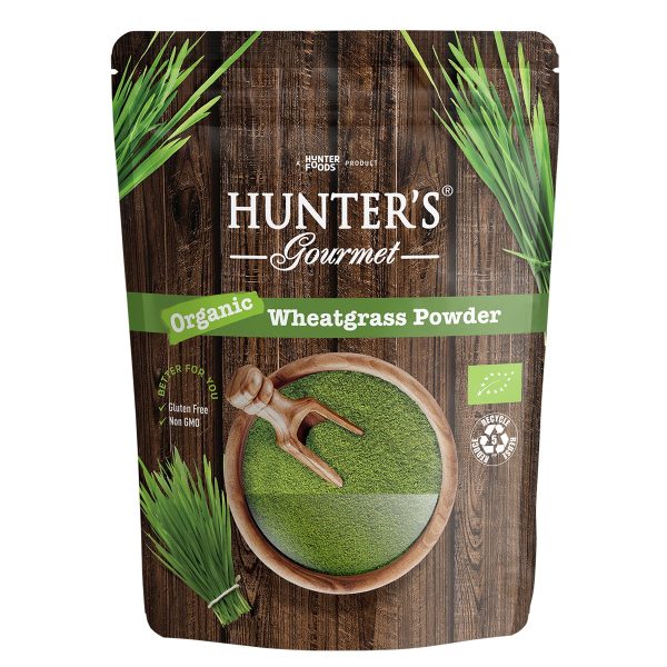 HUNTER S GOURMET Organic Wheat Grass Powder, 250g For Discount