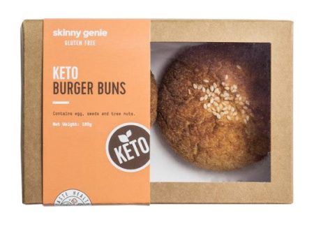 SKINNY GENIE Keto Burger Buns, 90g Fashion