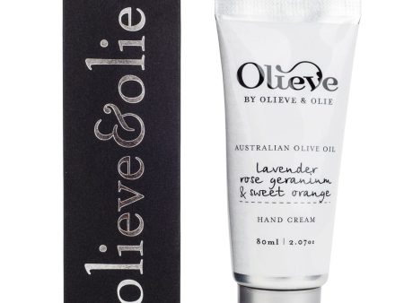 Olieve Hand Cream Lavender, Rose Geranium and Sweet Orange 80ml Cheap