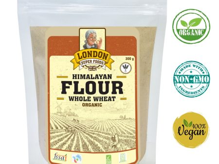 LONDON SUPER FOODS Organic Himalayan Whole Wheat Flour, 300g Cheap