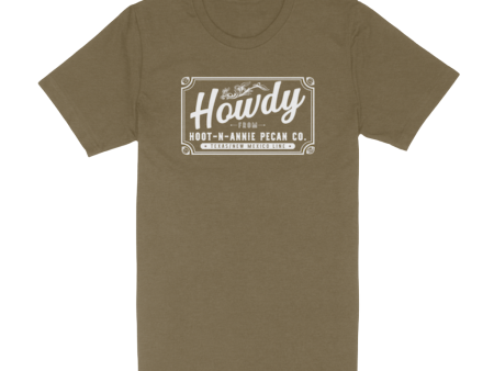 Howdy Mural Short Sleeve Tee | Vintage Olive Online now