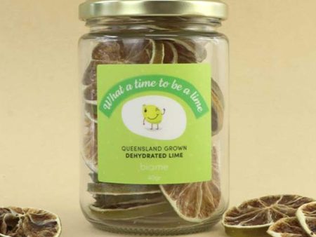 QLD Grown Dehydrated Lime in jar 40g Hot on Sale