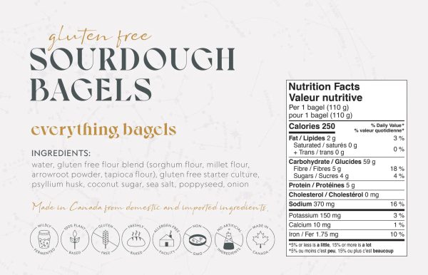 Alkeme Gluten Free Everything Bagels - 660g Fashion