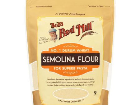 BOB S RED MILL Semolina Pasta Flour, 680g Discount