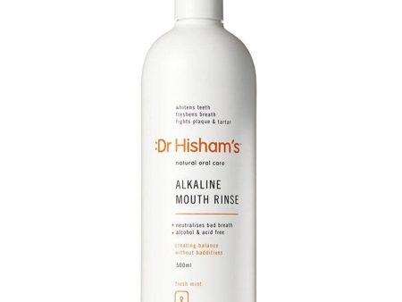 Dr Hisham s Natural Oral Care Alkaline Mouth Rinse 500ml Online now