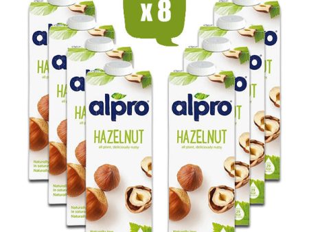 ALPRO Hazelnut Milk, 1Ltr - Pack Of 8, Vegan For Discount