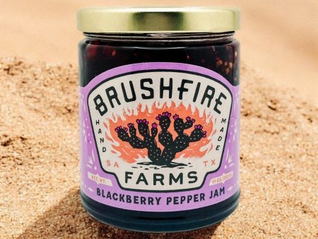 Blackberry Pepper Jam 11 oz. | Brushfire Farms For Cheap