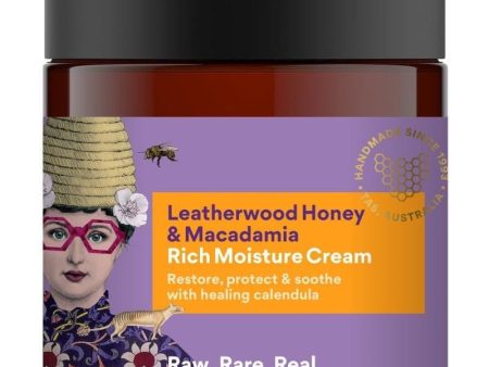 Beauty & the Bees Rich Moisture Cream 120ml - Leatherwood Honey & Macadamia Online Hot Sale