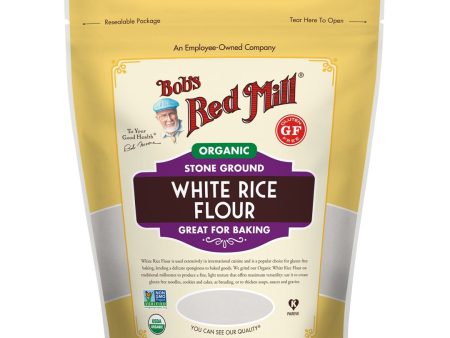 BOB S RED MILL Organic White Rice Flour, 680g, Gluten Free Supply