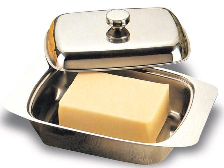 Appetito Stainless Steel Butter Dish Online