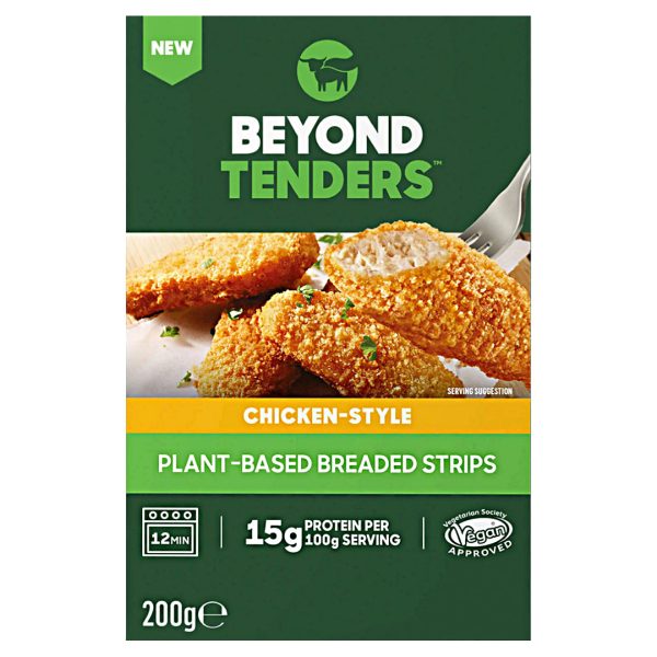 BEYOND MEAT Beyond Tenders, Vegan Tenders, Chicken-Style Plant Based Breaded Strips - 200g Online Hot Sale