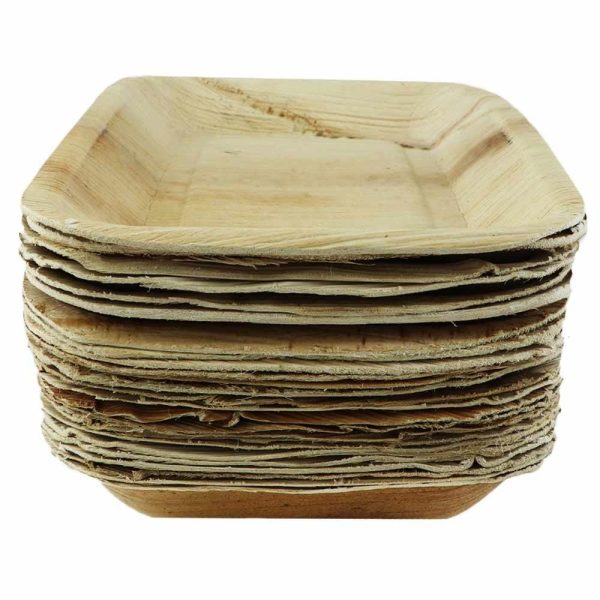 Palm Leaf Large Plates 25pk - Rectangle on Sale