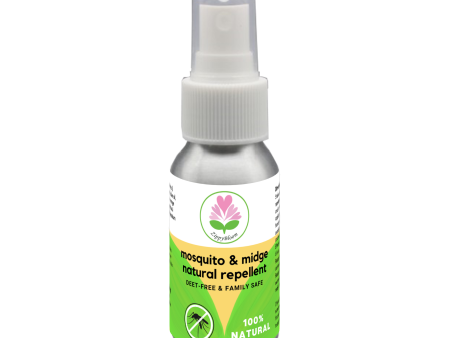 ZippyBloom Mosquito & Midge Natural Repellent(Plant-Based, No Deet, Alcohol Free) Pump Spray 50ml Fashion