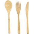 Biome Bamboo Cutlery Set with Case - 3 piece Sale