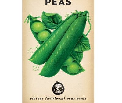 Little Veggie Patch Heirloom seeds - peas pea snap sugar bon on Sale