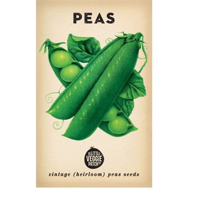 Little Veggie Patch Heirloom seeds - peas pea snap sugar bon on Sale