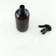 Amber PET Plastic Trigger Spray Bottle - 500ml Online Hot Sale