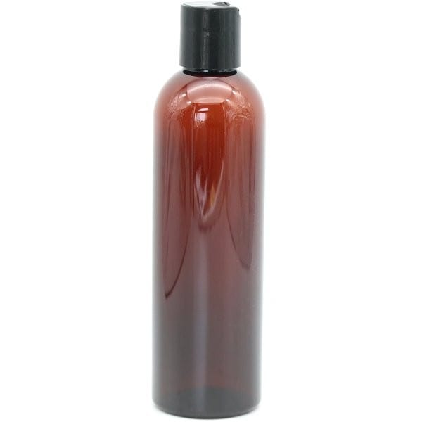 Amber PET Plastic Disc-cap Bottle - 250ml Online Sale