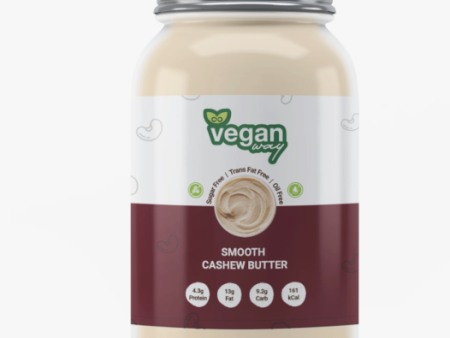 VEGAN WAY Smooth Cashew Nut Butter, 1Kg - Vegan, Gluten Free, Sugar Free For Sale