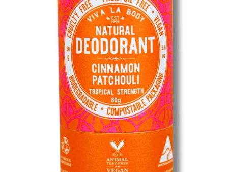 Viva La Body Natural Deodorant 80g - Cinnamon Patchouli Online Sale