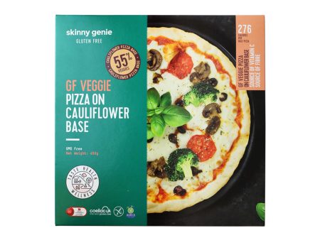 SKINNY GENIE Gluten Free Veggie Pizza, 450g Supply