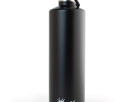 Cheeki 1 Litre Stainless Steel Insulated Bottle - Matte Black on Sale