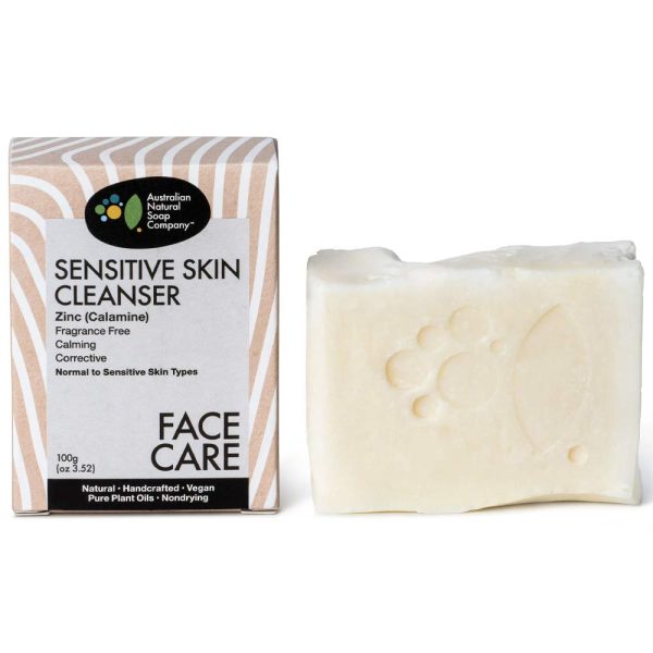 Australian Natural Soap Company Face Cleanser Bar - Sensitive Skin (Calamine) Sale