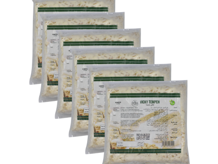 VICKY TEMPEH Natural Soyabean Tempeh, 300g - Pack of 6 COMBO OFFER! For Discount