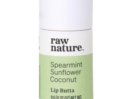 Raw Nature Lip Butta 9g - Spearmint, Sunflower & Coconut Fashion