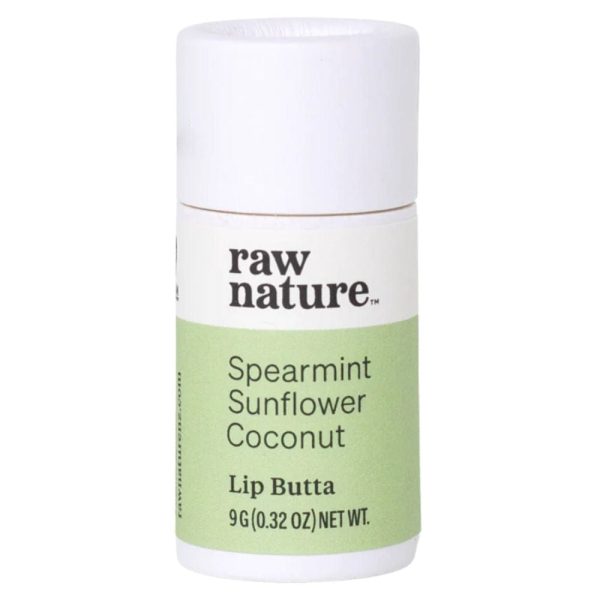 Raw Nature Lip Butta 9g - Spearmint, Sunflower & Coconut Fashion