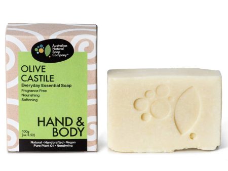 Australian Natural Soap Company Soap Bar - Olive Castile 100g Online Sale