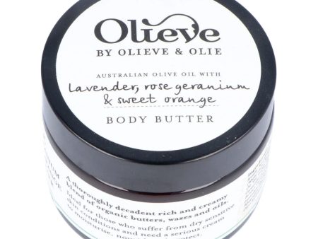 Olieve body butter - lavender & rose geranium 100ml Supply