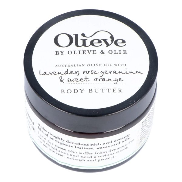 Olieve body butter - lavender & rose geranium 100ml Supply