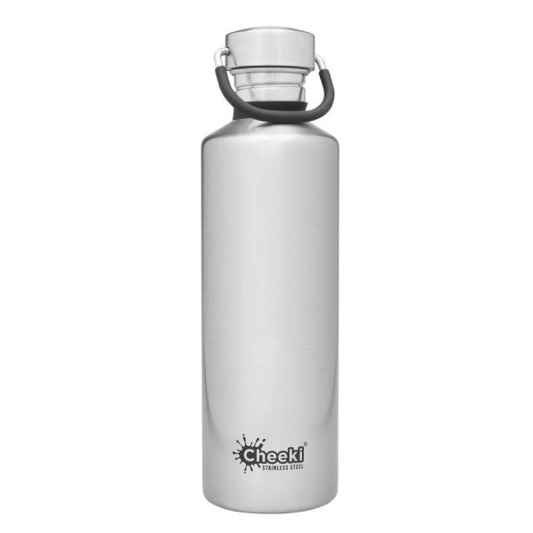 Cheeki 600ml Stainless Steel Insulated Bottle - Silver For Discount