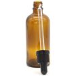 Amber Glass Dropper Bottle 100ml For Discount