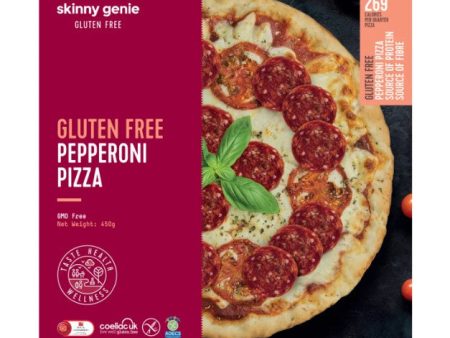 SKINNY GENIE Gluten Free Pepperoni Pizza, 450g Sale