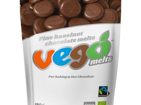 VEGO Fine Hazelnut Chocolate Melts 180g For Sale