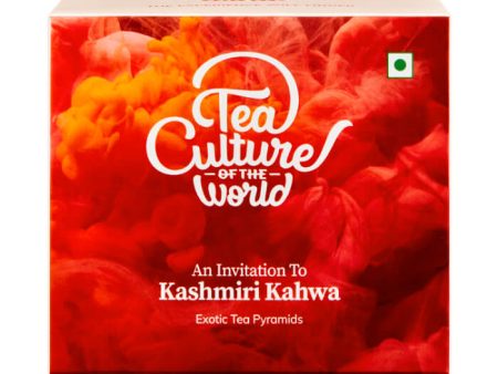 TEA CULTURE OF THE WORLD Kashmiri Kahwa Tea (Pack Of 16), 32g Fashion