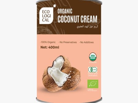 ECOLOGICAL Organic Coconut Cream, 400ml Supply