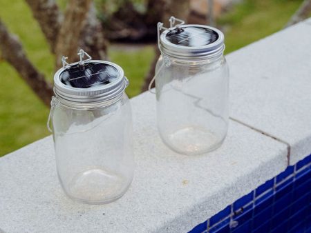 BULK BUY Solar Jar - Catch the Sun Glass Lantern Carton of 10 Fashion