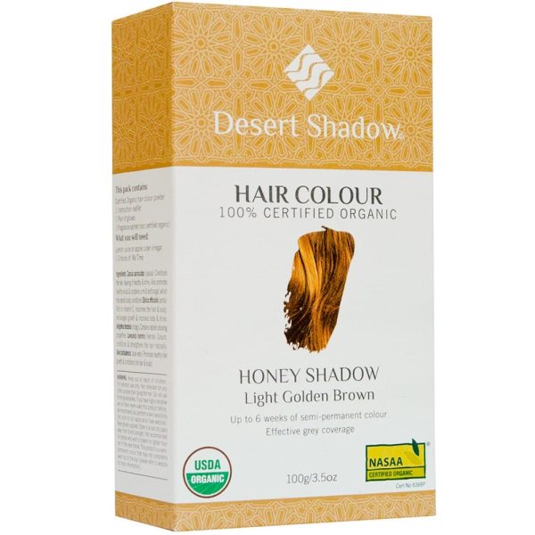 Desert Shadow Organic Hair Colour 100g - Honey Shadow Discount